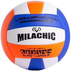 Milachic 0845 Volleybal voor Student Examens Indoor Competition Volleyball (Oranje Blauw 6912)