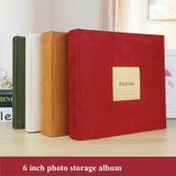 6 inch 200 vel Flanel Retro Fotoalbum Interstitial Photo Storage Book