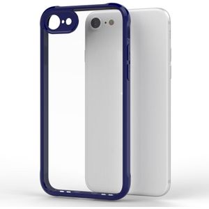 Transparante acryl + TPU airbag schokbestendig Case voor iPhone 8 & 7 (blauw)
