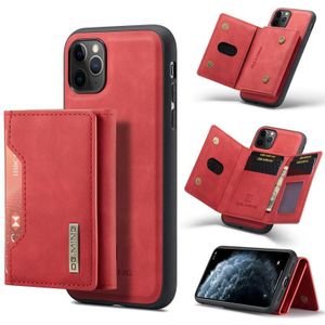 DG.MING M2 Serie 3-voudige multi-kaartzak + Magnetische achterkant Cover Shockproof Case met Wallet & Holder Functie voor iPhone 11 Pro