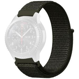 Voor Samsung Galaxy Watch 46mm Eenvoudige nylon gevlochten band (ArmyGreen)