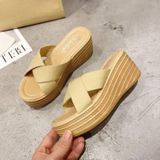 999 Ladies Wedge Platform Slippers  Maat: 34