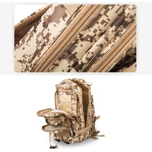 INDEPMAN DL-B002A Fashion Camouflage stijl mannen Oxford doek rugzak schouders zak 25 L buiten wandelen Camping reizende zak 3P tactische-pakket met uitgebreide MOLLE & IND schouderriem met vulling & verstelbare schouderriem  grootte: 43 x 26 x 23 cm