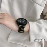 22mm voor Samsung / Huawei Smart Watch Universele Drie Lijnen Canvas Vervanging Riem Watchband (Groen)