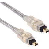 Hoge kwaliteit Firewire IEEE 1394 4Pin mannetje naar 4Pin mannetje kabel  Lengte: 5 meter (Verguld)