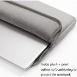 BAONA BN-Q001 PU lederen laptoptas  kleur: grijs  maat: 15 / 15 6 inch