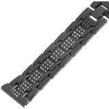 Metalen polsband horloge band voor Samsung Gear S3 (zwart)