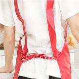 Waterdichte olie proof zacht leer dikke slijtage-resistente mannen en vrouwen overalls schort (rood)
