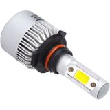 S2 2st 9005 18 w 1800LM 6500K 2 COB LED waterdichte IP67 auto koplamp lampen  DC 9-32V (wit licht)