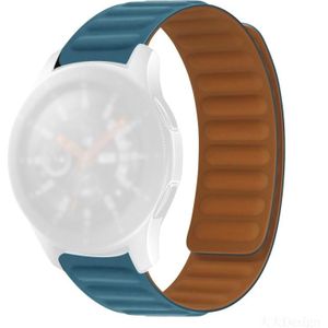 Siliconen magnetische horlogeband voor Amazfit GTR 42mm (Cape Blue)