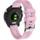 Smart Watch silicone polsband horlogeband voor Garmin Forerunner 245 (roze)