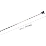 PS-695 Long gewijzigd auto antenne luchtfoto 108cm(Silver)