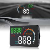 Q5 GPS 4 inch voertuig-gemonteerde Head up display beveiligingssysteem  ondersteuning loopsnelheid & richting & afstand/Rijkilometers/