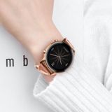Voor Garmin Vivoactive 3 20mm Universele Liefdesarmband Metalen Vervanging Horlogeband (Ros Goud)