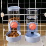 Cat Automatic Hanging Cage Feeder  Style: Drinkwater + Feeder (Purple)