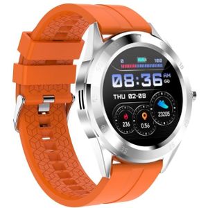 Y10 1.54inch kleurenscherm Smart Watch IP68 Waterproof  Ondersteuning Hartslagbewaking /Bloeddrukbewaking/Bloedzuurstofmonitoring/Slaapmonitoring (Oranje)