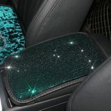 Auto Diamond Armleuning Box Kussen Gepersonaliseerde Auto Decoraties Vuil En Anti-Slip (Zwart Groene Diamant)