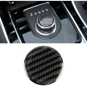 Carbon Fiber auto Gear decoratieve sticker voor Jaguar F-PACE