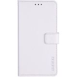 Voor iPhone SE (2020) idewei Crazy Horse Texture Horizontal Flip Leather Case met Houder & Card Slots & Wallet(White)