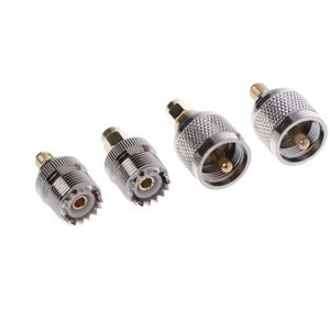 4 STKS/set A13 Adapter kit PL259/SO239 naar SMA mannelijk/vrouwelijk type RF-connector