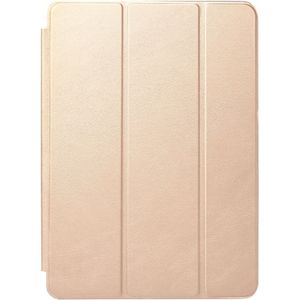 horizontaal Flip Solid Kleur lederen hoesje met Three-folding houder & wekker / slaap functie voor iPad Pro 9.7 inch(Goud)