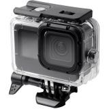 Waterproof Case + Touch Back Cover + Color Lens Filter voor GoPro HERO9 Zwart (Rood)