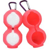 2 stks Golf Silicone Double-Ball Beschermhoes (Pink)