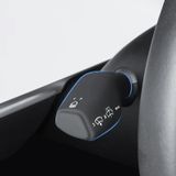 Voor Tesla Model 3 / Y Auto Richtingaanwijzer Hendel Siliconen Cover Ruitenwisser Peddel Beschermhoes (Zwart)