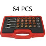 Auto olie pan olie afvoer schroef schuiftand reparatie tool olie bodem schroef  specificatie: 64 PC's in 1