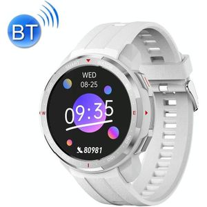 MT12 Smart Call Music Play Guide Step Smart Wireless Sports Watch (White)