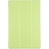 For Samsung Galaxy Tab A8 10.5 2021 X200 / X205 Silk Texture 3-fold Leather Tablet Case(Green)