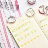 3 sets hand account sticker schattig meisje zout hand account decoratie tape diy sticker set (plaats delict)