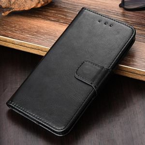 For Nokia C3 Crystal Texture Horizontal Flip Leather Case with Holder & Card Slots & Wallet(Black)