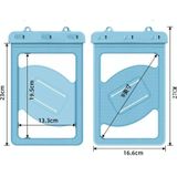 PB-01 Tablet PC Waterdichte tas voor minder dan 9 inch (Makaron Blue)
