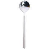 Mini accessoires koffie lepel keuken Dessertspoon dineren ronde vorm koffie roestvrijstaal huis  grootte: 17cm (zilver)