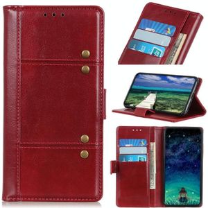 Voor Samsung Galaxy A82 5G Erwten Crazy Horse Textuur Horizontale Flip Lederen Case met Houder & Card Slots & Portemonnee