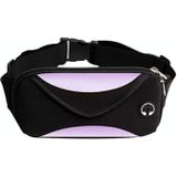 3 PCS Outdoor Sports Waist Bag Anti-Lost Mobile Phone Bag Running Riding Multifunctional Water Bottle Bag(Purple)