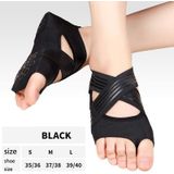 Een paar fitness soft-soled lichtgewicht antislip yoga schoenen vijfvingerige dansschoenen  maat: 35/36