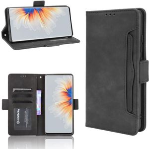 For Xiaomi Mi Mix 4 Skin Feel Calf Pattern Horizontal Flip Leather Case with Holder & Card Slots & Photo Frame(Black)