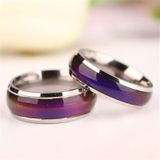 Fine Jewelry Ring kleur verandering emotie gevoel Mood Ring verwisselbare Band temperatuur moodring  Ring grootte: 16 mm