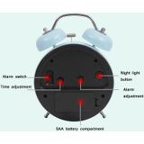 Student schattige stijl bel wekker nachtkastje klok met lichtspecificatie: Y36 4 inch