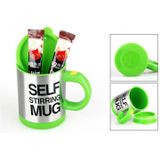 400ml mokken automatische elektrische zelf roeren mok Cup koffie melk mengen mok Smart roestvrijstaal SAP mix Cup Drinkware (groen)