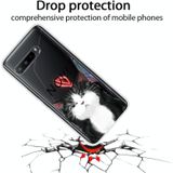 Voor Asus ROG Phone 3 ZS661KS Schokbestendig gespoten transparante TPU beschermhoes(GEEN cat)