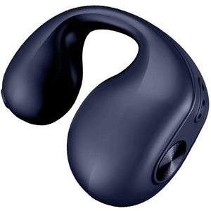 Single Ear Botgeleiding Bluetooth Oortelefoon In-Ear Draagbaar Hardlopen Sport Mini(Blauw)