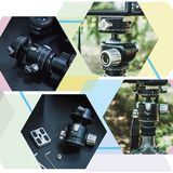 FITTEST X4 laag zwaartepunt hoge vergrendeling kracht panoramische balhoofd met Quick release Plate voor DSLR & digitale camera's  Load Max 10kg