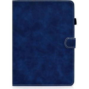 Voor iPad Air 2020 10.9 Cowhide Texture Horizontale Flip Lederen Case met Holder & Card Slots & Sleep / Wake-up Functie(Blauw)