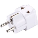 Steek Adapter  Travel Power Adaptor met Europa Socket Plug(White)