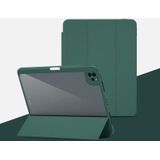 Magnetische split lederen slimme tablet case voor iPad air / air 2