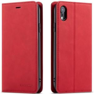 Voor iPhone XR Forwenw Dream Series Oil Edge Strong Magnetism Horizontal Flip Leather Case met Holder & Card Slots & Wallet & Photo Frame(Red)