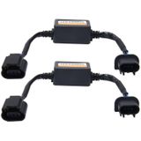 2 PC's H13 auto Auto LED koplamp Canbus waarschuwing foutvrij Decoder-Adapter voor DC 9-16V/20W-40W